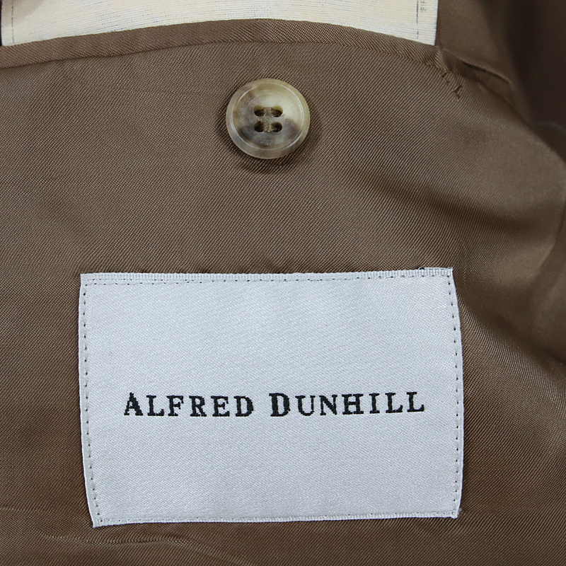 Dunhill / ダンヒル Alfred Dunhill ウールカシミヤヘリンボーン3Bジャケット