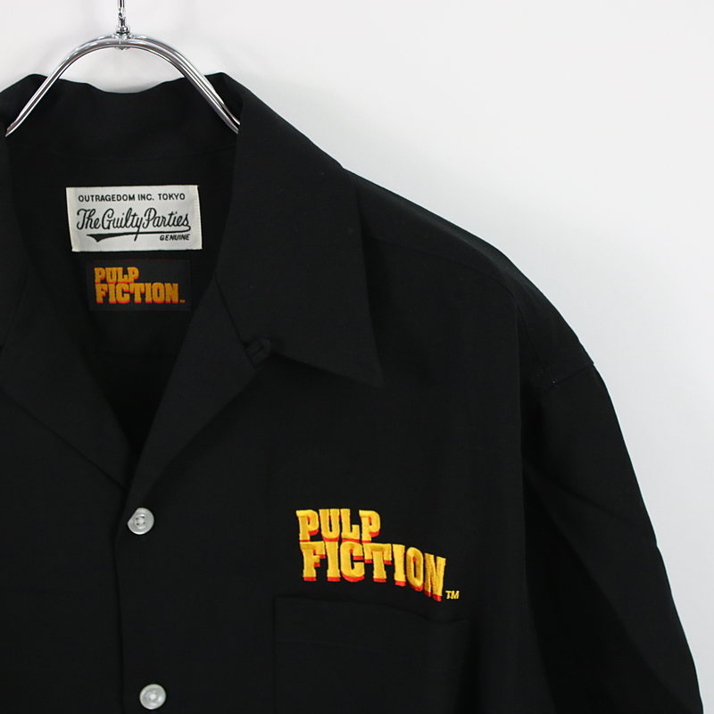 WACKO MARIA / ワコマリア PULP FICTION 50'S SHIRT S/S オープンカラーシャツ black