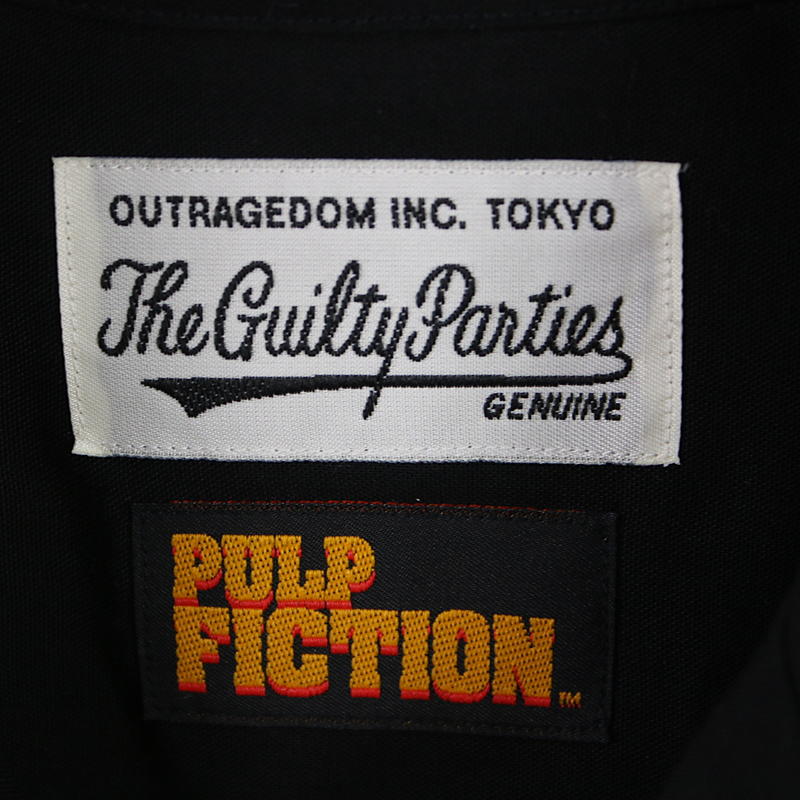 WACKO MARIA / ワコマリア PULP FICTION 50'S SHIRT S/S オープンカラーシャツ black