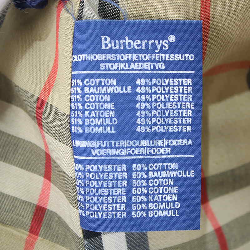 Burberry / バーバリー Burberrys ®️表記タグ トレンチコート