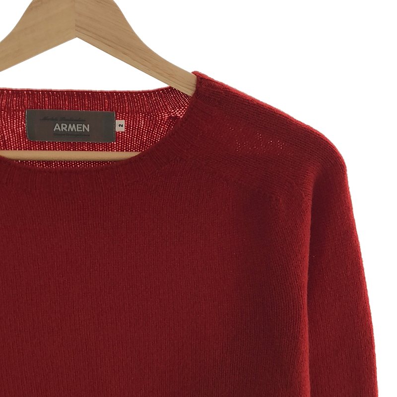 ARMEN / アーメン GEELONG LAMBS WOOL CREW PULL クルーネックニット