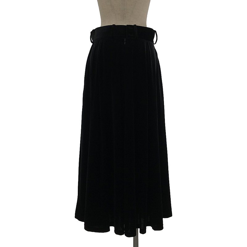 foufou / フーフー 【THE DRESS #25】velour flare skirt ベロア フレアロング スカート