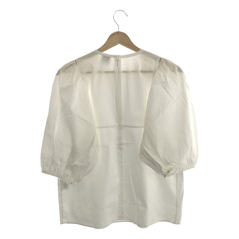 6(ROKU) / ロク VOLUME SHORT SLEEVE BLOUSE ブラウス