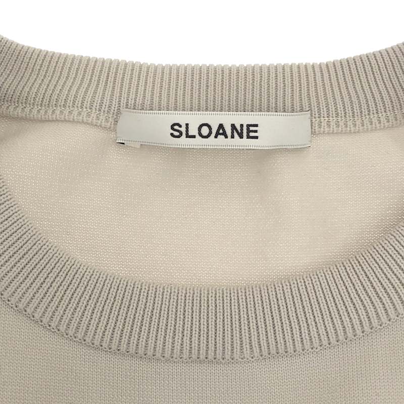 SLOANE / スローン × Demi-Luxe BEAMS デミルクスビームス別注 18ゲージ クルーネック ワンピース