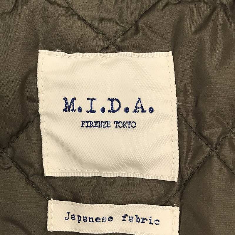 M.I.D.A. / ミダ Down Padding Harrington Jacket ダウン 裏地キルティング ハリントンジャケット スイングトップ