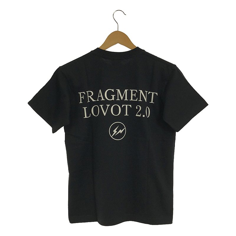 FRAGMENT DESIGN / フラグメントデザイン × LOVOT / ラボット 両面ロゴ クルーネック Tシャツ