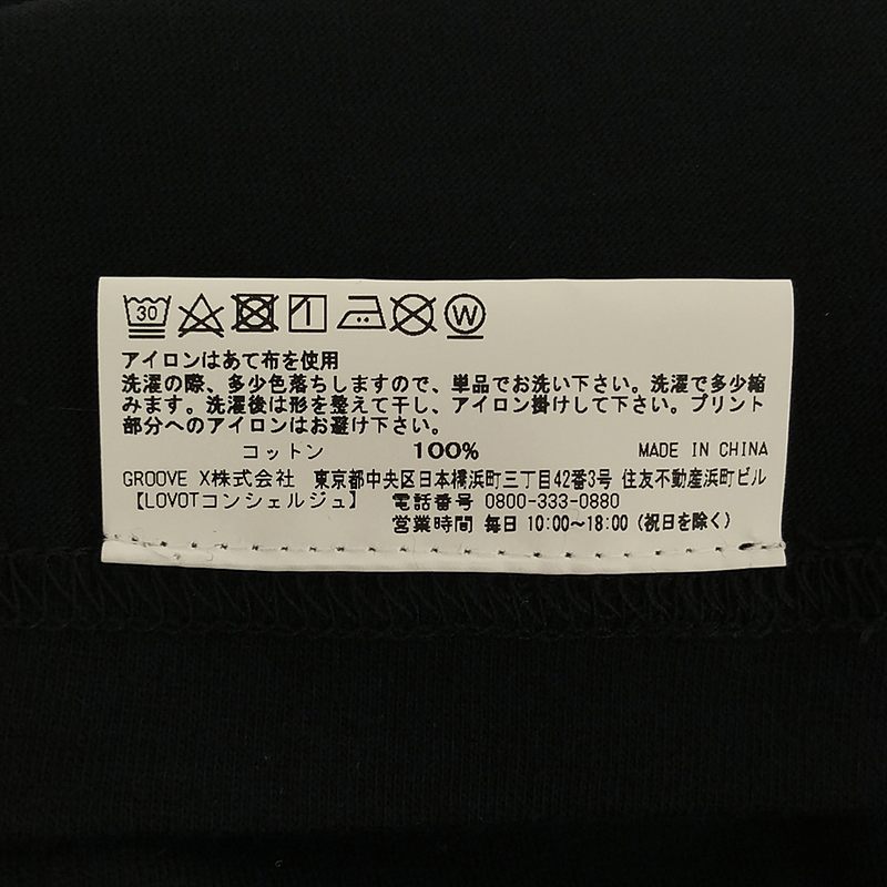 FRAGMENT DESIGN / フラグメントデザイン × LOVOT / ラボット 両面ロゴ クルーネック Tシャツ