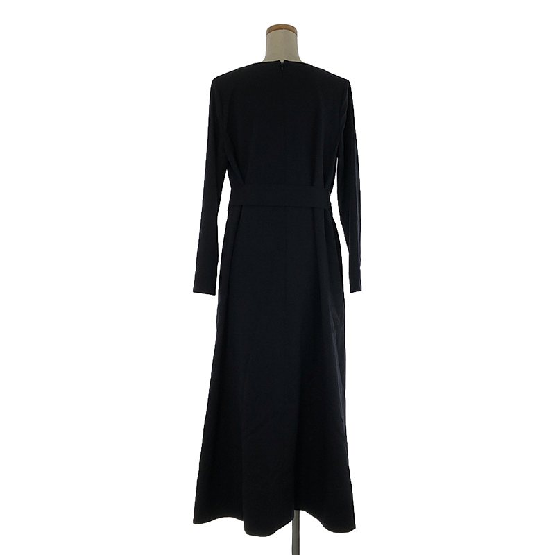 POSTELEGANT / ポステレガント Wool Triacetate Twill Dress ウール トリアセテート ツイルドレス ワンピース