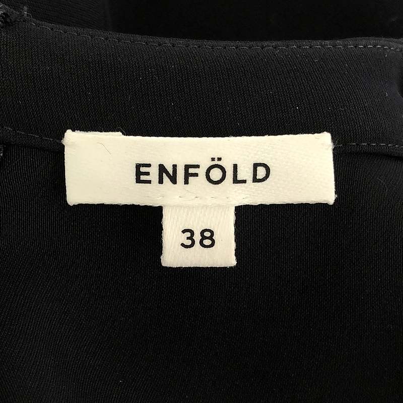 ENFOLD / エンフォルド WOVEN T-SHIRT ウーブン Tシャツ