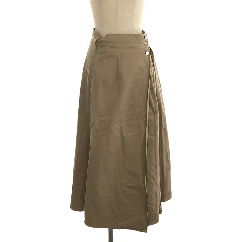 trench flare skirt スカート