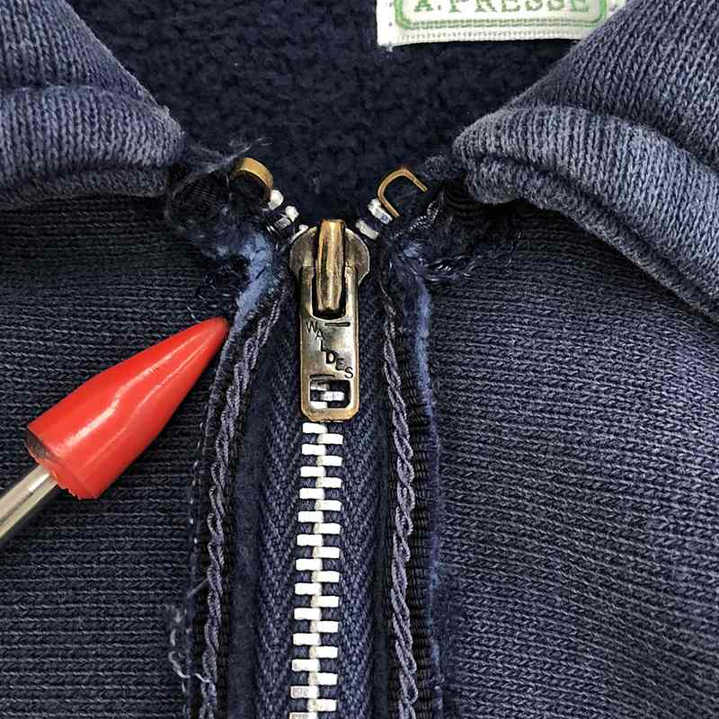 A.PRESSE / アプレッセ Vintage Half Zip Sweatshirt / 染め加工 ハーフジップ スウェット プルオーバー