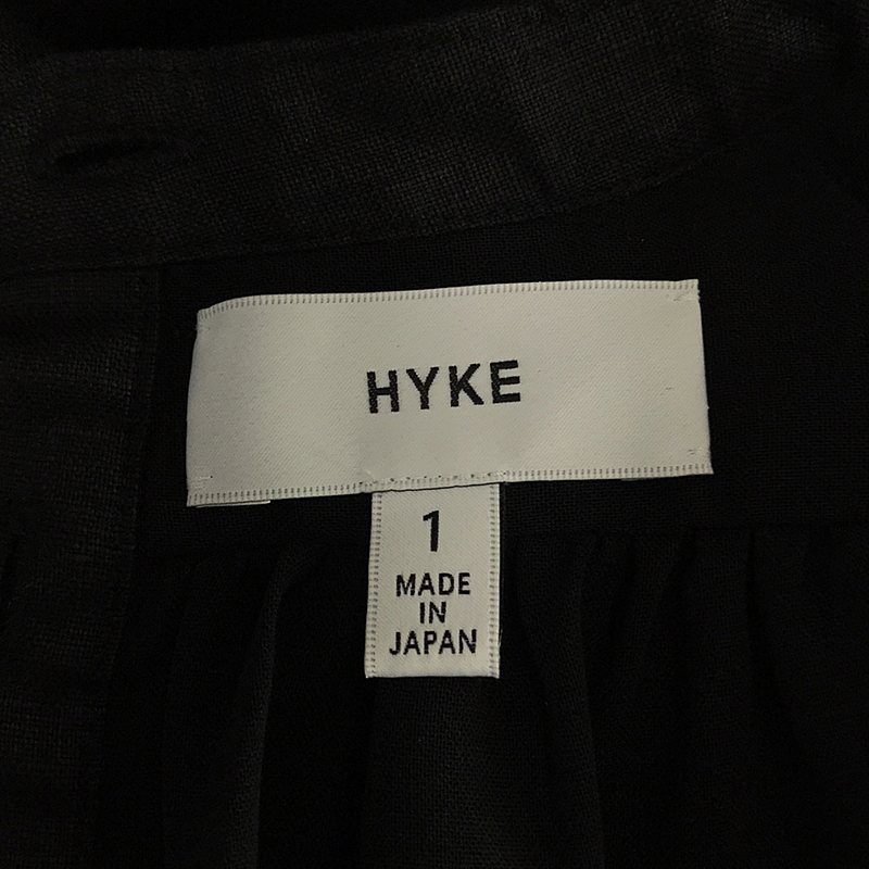 HYKE / ハイク バンドカラー シャツワンピース