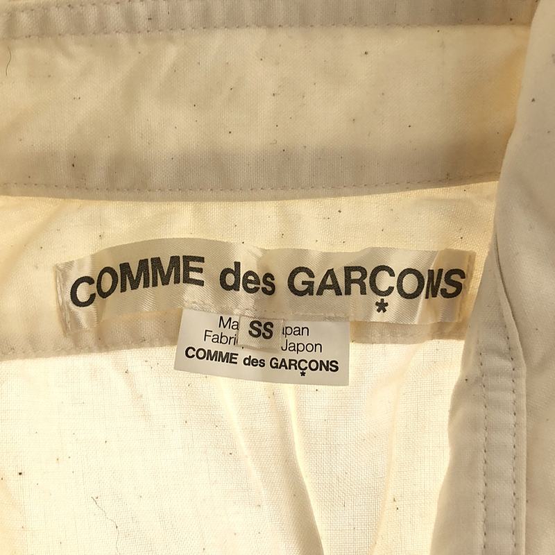 COMME des GARCONS / コムデギャルソン ロストエンパイア 丸襟 フリル ギャザー 変形 ジップアップ ブラウス
