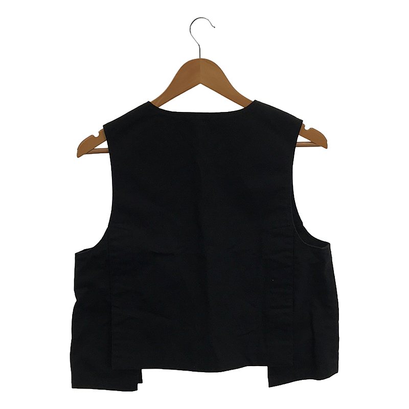 foufou / フーフー cotton flap vest ベスト