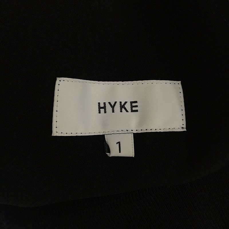 HYKE / ハイク ポリエステル ウエストリブ マキシスカート