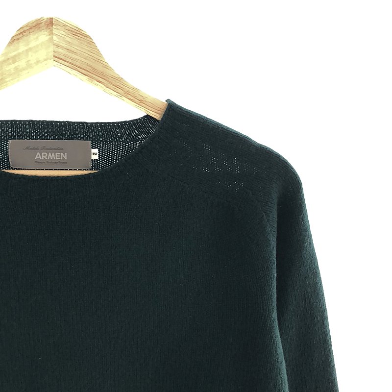 ARMEN / アーメン GEELONG LAMBS WOOL CREW PULL クルーネックニット