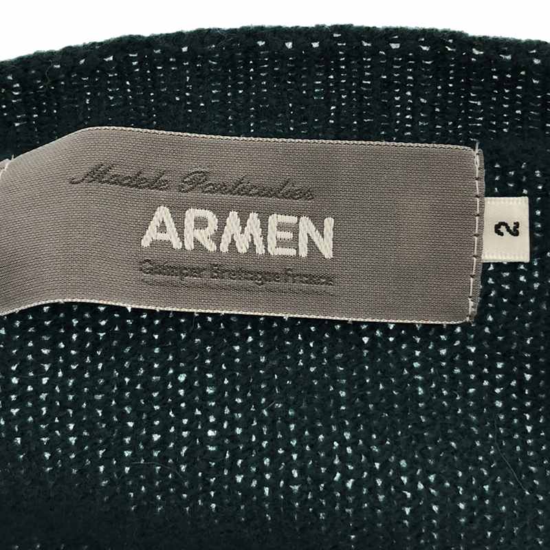 ARMEN / アーメン GEELONG LAMBS WOOL CREW PULL クルーネックニット