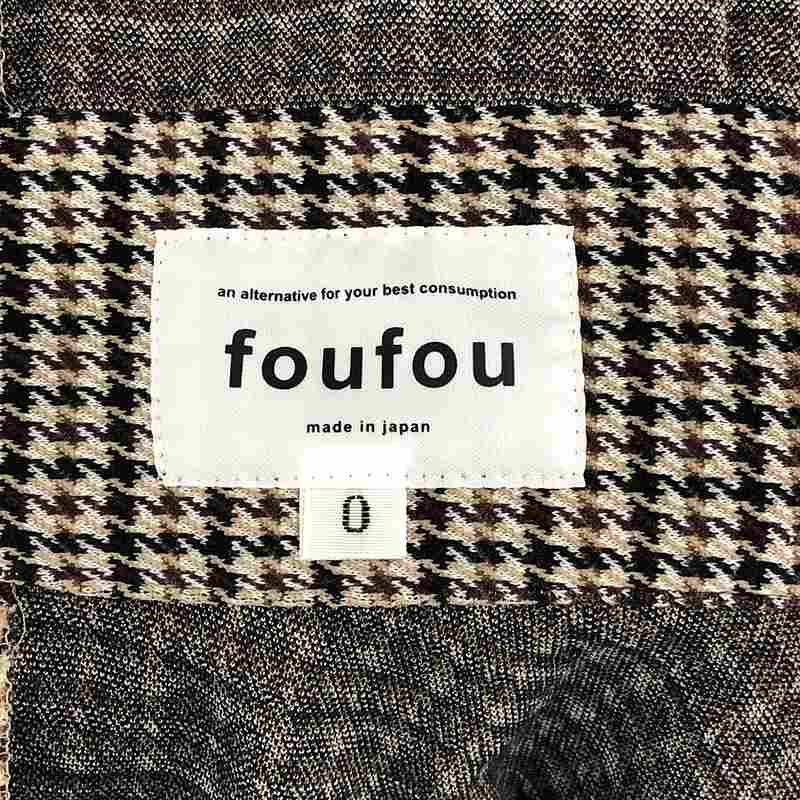 foufou / フーフー checked one piece ”chidori” ロングワンピース