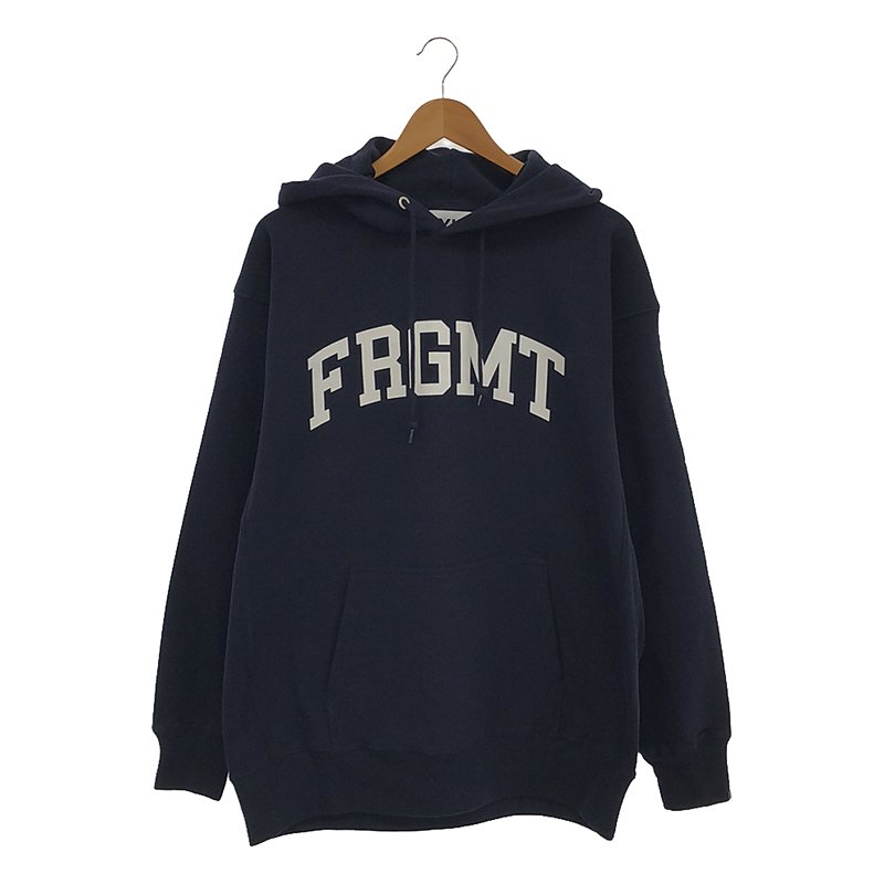 UNIVERSITY FRGMT Sweat Hoodie / ロゴ オーバー スウェット フーディ