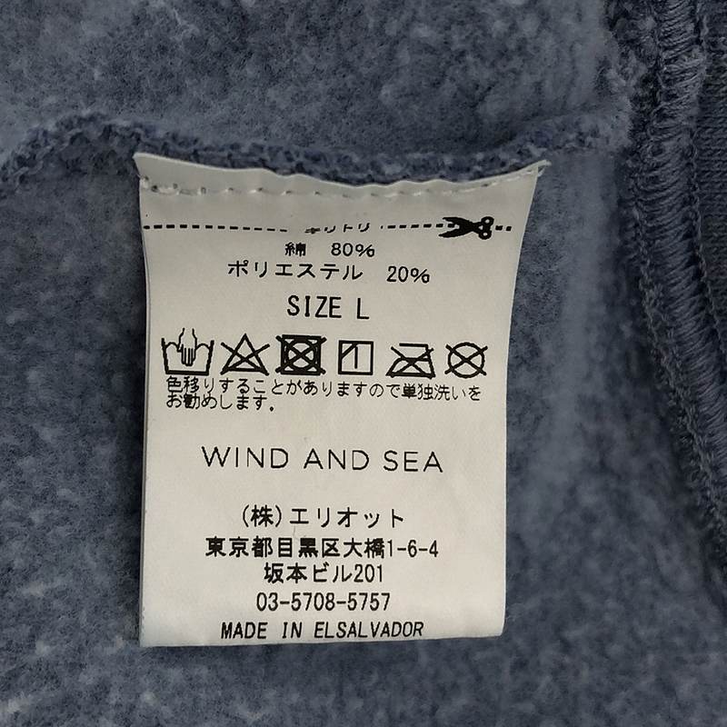 WIND AND SEA / ウィンダンシ― 両面プリント スウェット プルオーバー フーディ