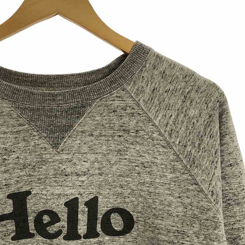 MADISON BLUE / マディソンブルー HELLO SWEAT L/S URAKE DYED GRAY トレーナー