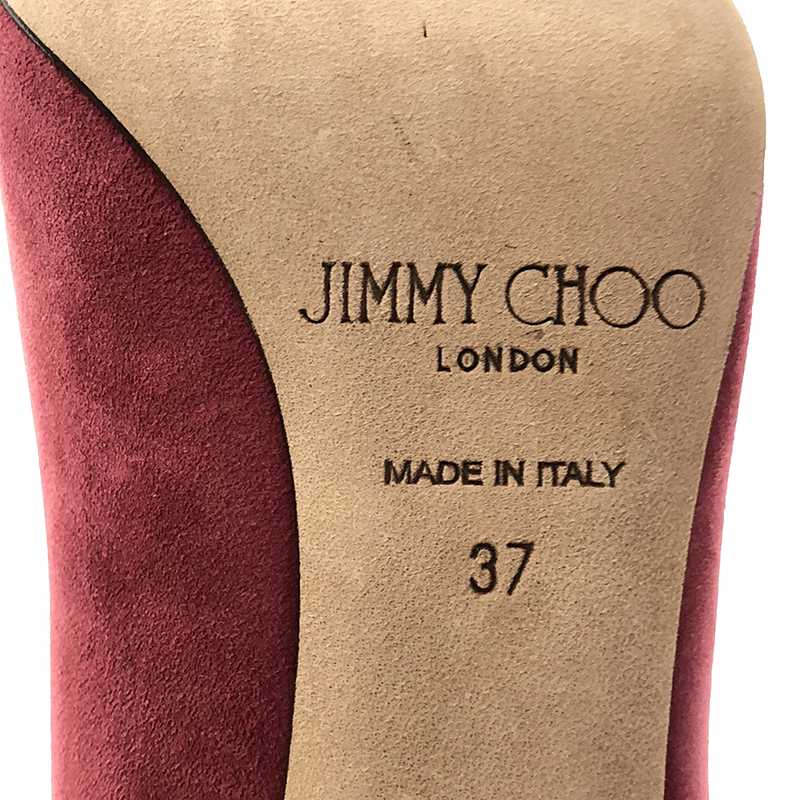 JIMMY CHOO / ジミーチュウ スエード レザー ポインテッドトゥ ヒール パンプス