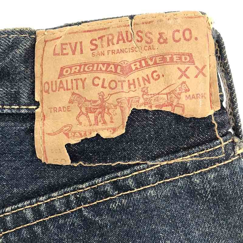 Levi's / リーバイス 60s ヴィンテージ 501 BigE ダブルネーム Vステッチ 足長R 不均等V セルビッチ デニムパンツ