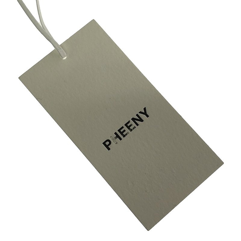 PHEENY / フィーニー Cotton nylon seer long sleeve Tシャツ