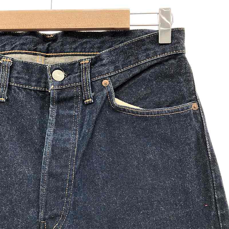 Levi's / リーバイス 60s ヴィンテージ 501XX 足長R 均等V ギャラ無し 紙パッチ 隠しリベット セルビッチ デニムパンツ 濃紺