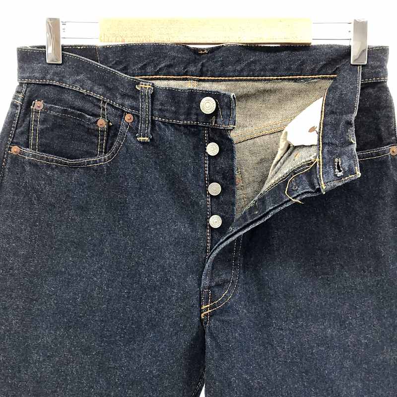 Levi's / リーバイス 60s ヴィンテージ 501XX 足長R 均等V ギャラ無し 紙パッチ 隠しリベット セルビッチ デニムパンツ 濃紺