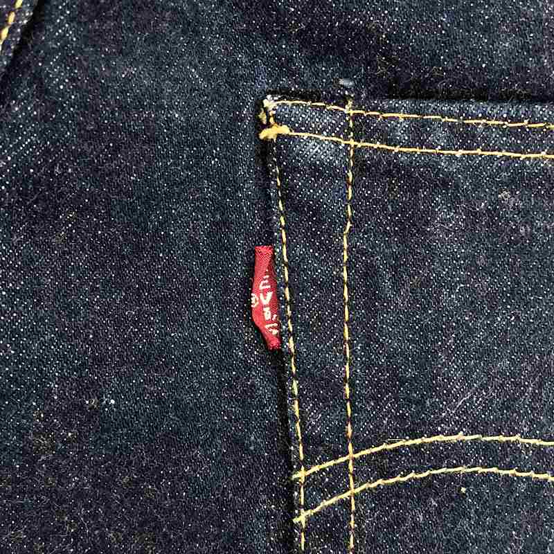 Levi's / リーバイス 60s ヴィンテージ 501XX 足長R 均等V ギャラ無し 紙パッチ 隠しリベット セルビッチ デニムパンツ 濃紺