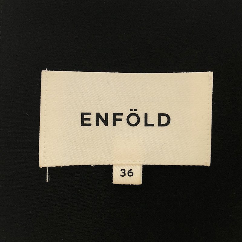 ENFOLD / エンフォルド スムースフレアワンピース
