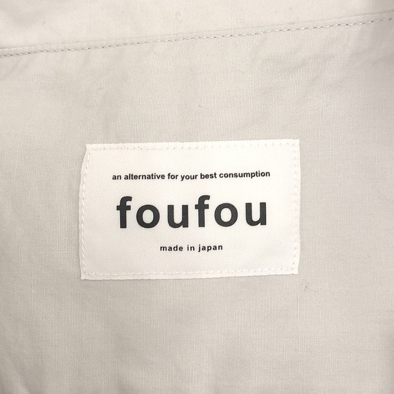 foufou / フーフー  the museum  uniform shirts「ザミュージアム」ユニフォームシャツ