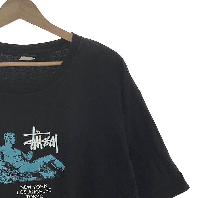 STUSSY / ステューシー オーバーサイズ クルーネック プリントTシャツ