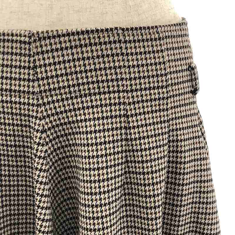 foufou / フーフー checked skirt ”chidori” 千鳥格子柄 ロングスカート