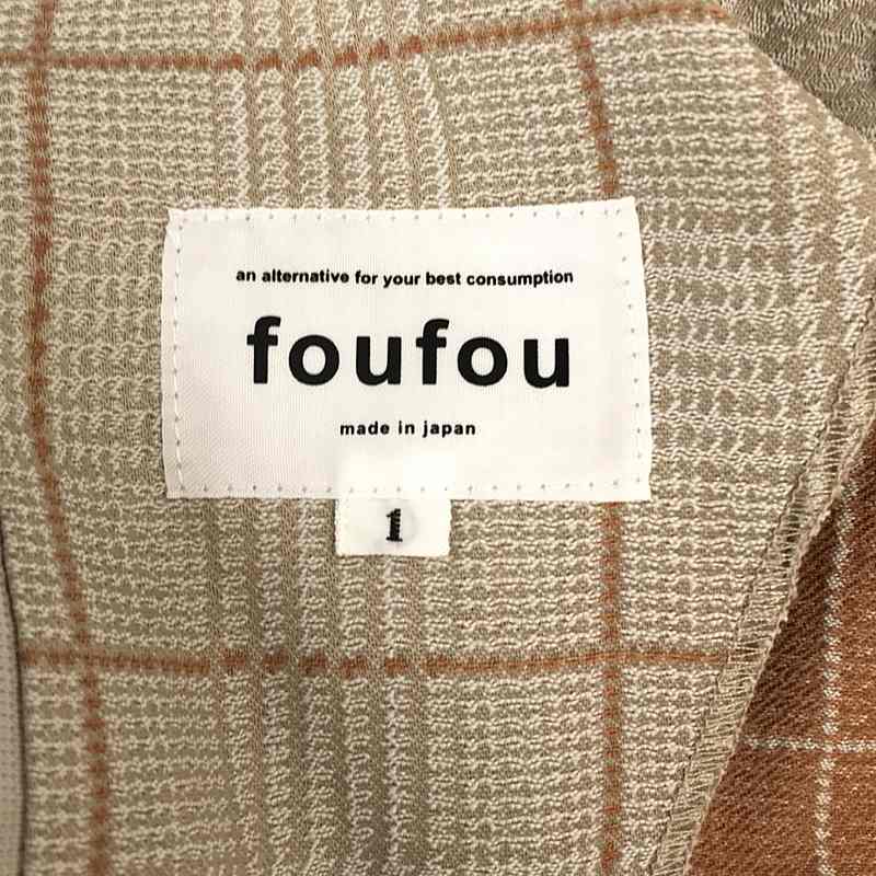 foufou / フーフー ”平日” straight onepiece ストレートワンピース