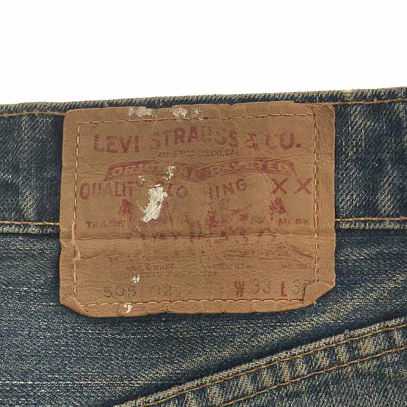 Levi's / リーバイス 60s〜 ヴィンテージ 505 BigE 刻印5 平行ステッチ TALON42ジップ 不均等V セルビッチ デニムパンツ