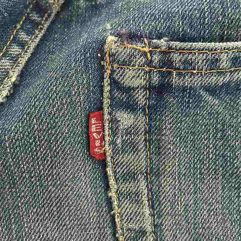 Levi's / リーバイス 60s〜 ヴィンテージ 505 BigE 刻印5 平行ステッチ TALON42ジップ 不均等V セルビッチ デニムパンツ