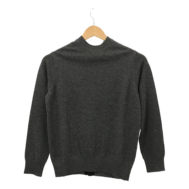 tricot COMME des GARCONS / トリココムデギャルソン cashmere 100％ / カシミヤ バックオープン ニット プルオーバー