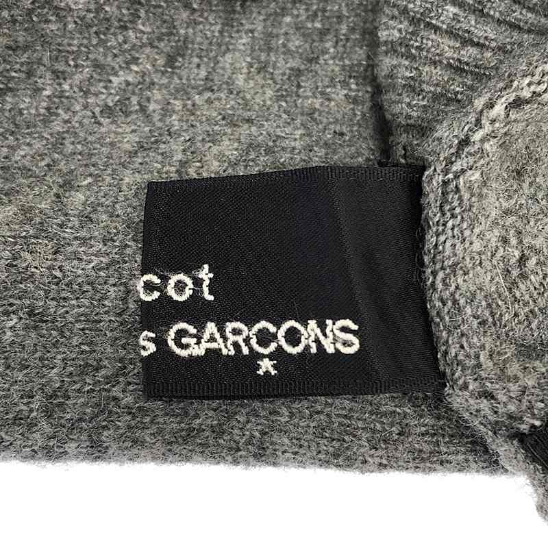 tricot COMME des GARCONS / トリココムデギャルソン cashmere 100％ / カシミヤ バックオープン ニット プルオーバー