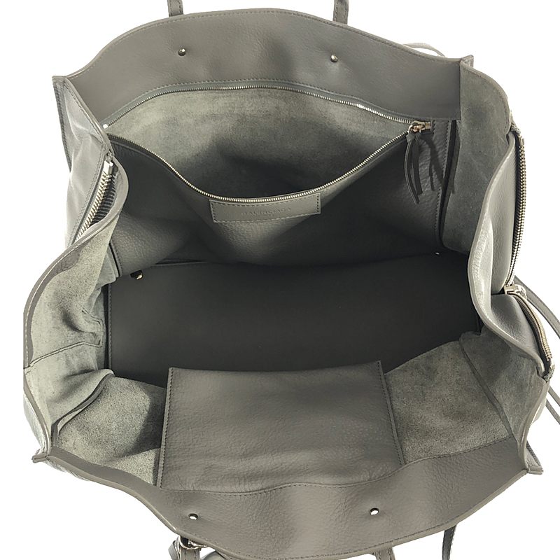 BALENCIAGA / バレンシアガ ペーパー B4 / 2way ショルダー付き レザー トートバッグ