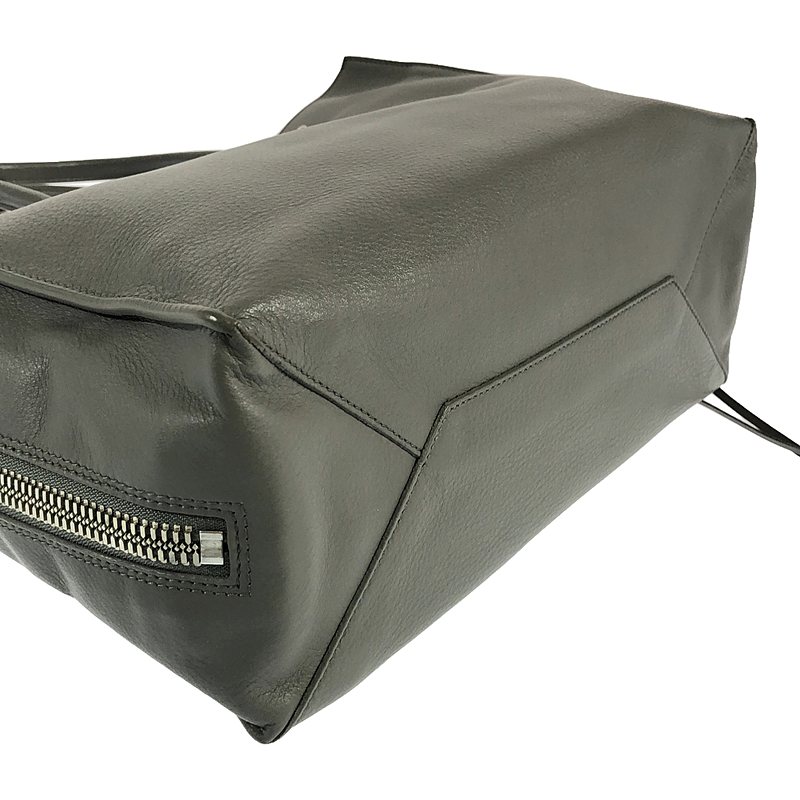 BALENCIAGA / バレンシアガ ペーパー B4 / 2way ショルダー付き レザー トートバッグ