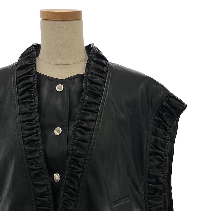 FUMIE=TANAKA / フミエタナカ GATHER VEST / ギャザー ベスト