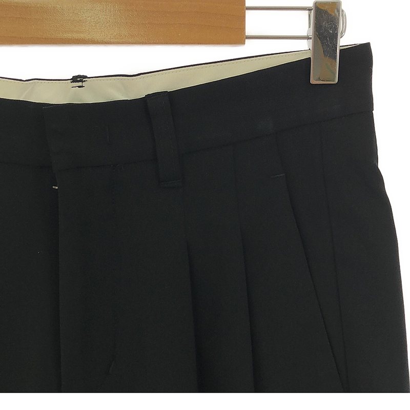 ATTACHMENT / アタッチメント 2TUCK EASY PT ポリエステルストレッチ 2タック イージーパンツ