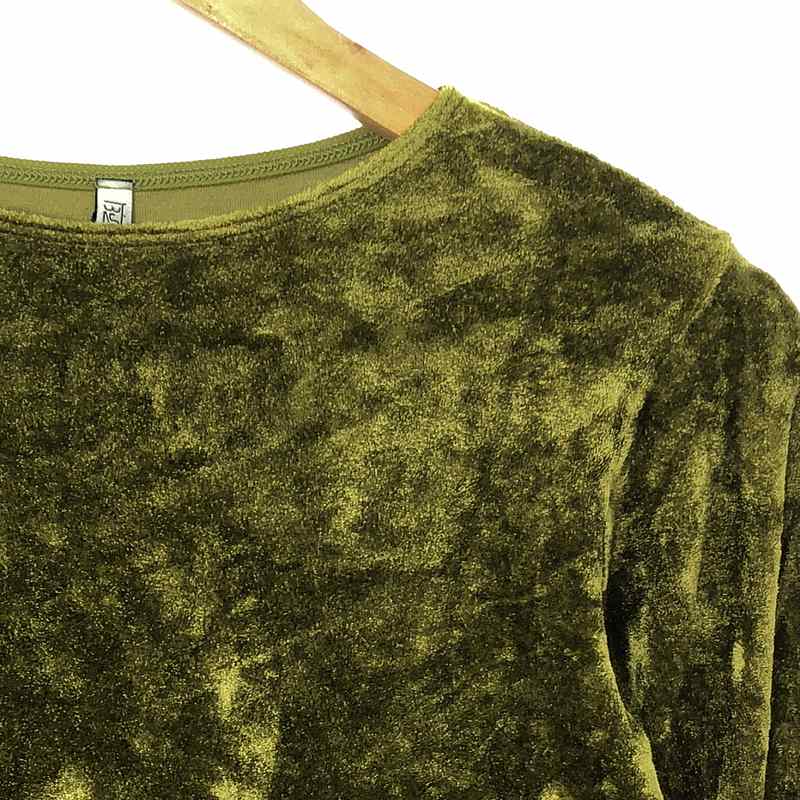 BASErange / ベースレンジ Omo Long Sleeve Tee ベロア ロングスリーブカットソー