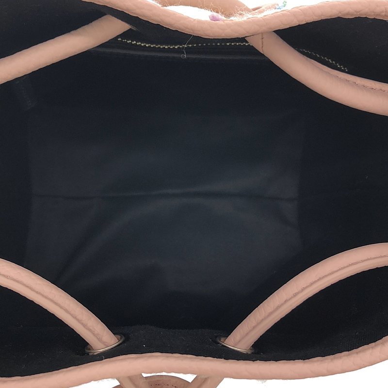 VASIC / ヴァジック Bond Tweed / ホリデー マルチツイード レザー切替 ハンドバッグ