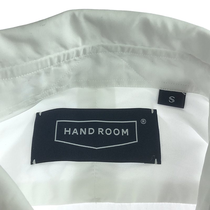 HAND ROOM / ハンドルーム コットン レギュラーカラーシャツ