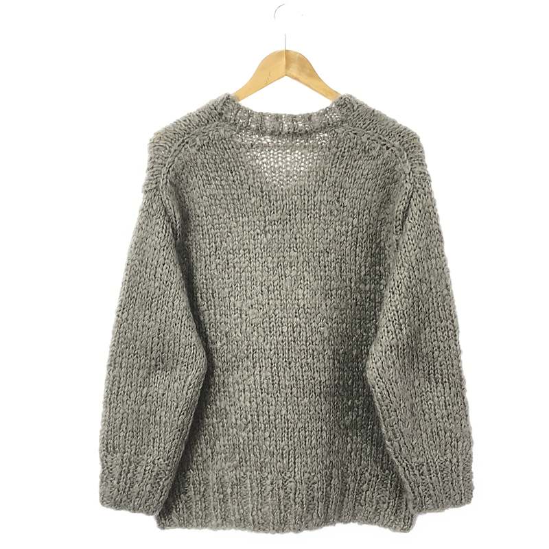 ebure / エブール モヘア Vネック プルオーバー ニット