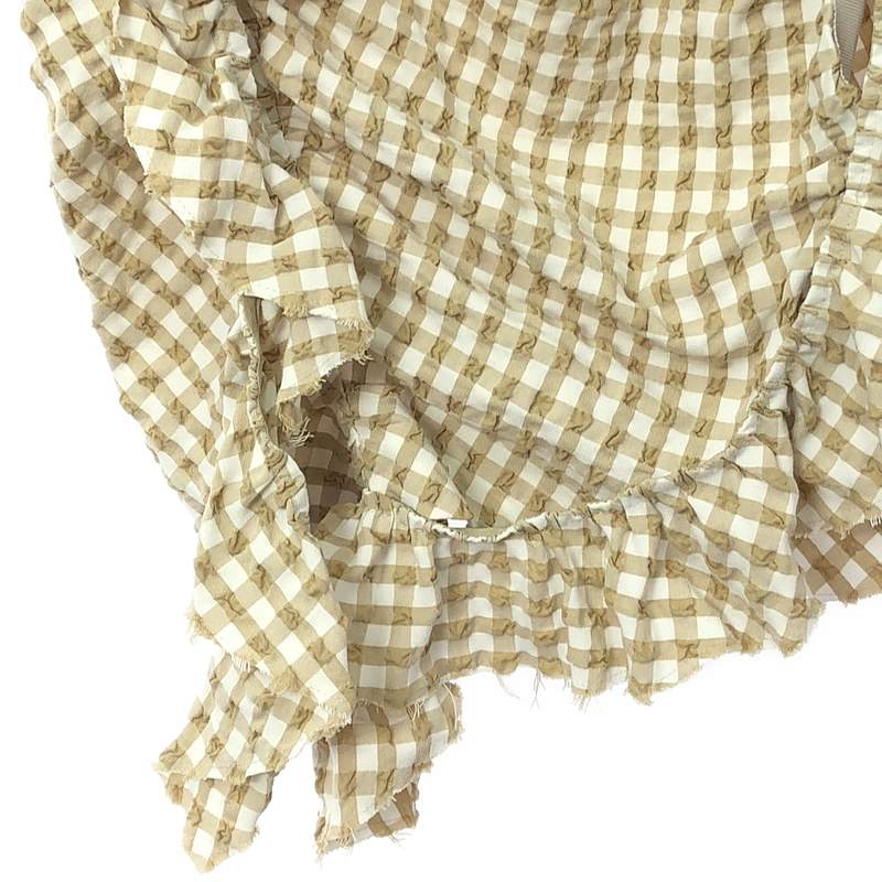 IRENE / アイレネ ギンガムチェック ギャザー スカート