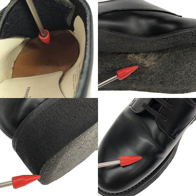 BEAUTIFUL SHOES / ビューティフルシューズ TOSHINOSUKE TAKEGAHARA / CREEPER / レザー クレープソール プレーントゥ シューズ / 革靴